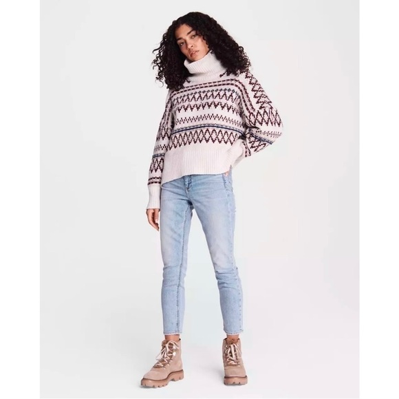 Rag & Bone Nina High-Rise Comfort Stretch Cigarette Jean in Lou 26 - Picture 3 of 11